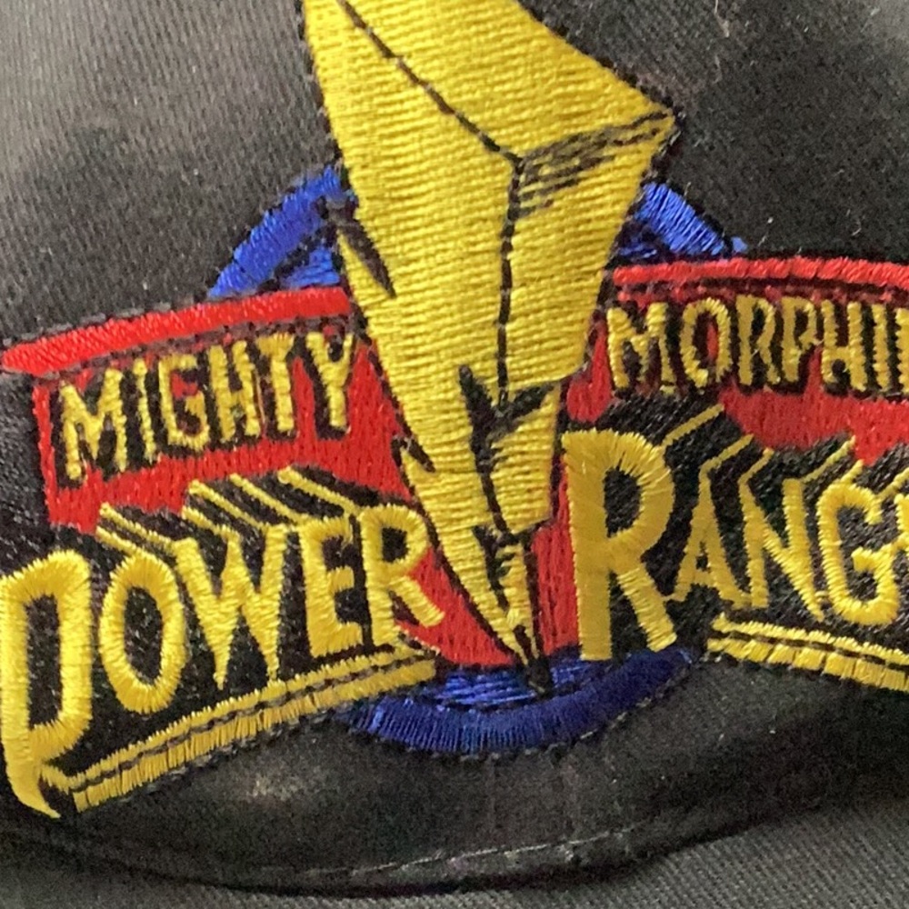 Vintage 1994 Kids Snapback Cap Power Rangers Mighty Morphin Saban Cap, Size 4-7X